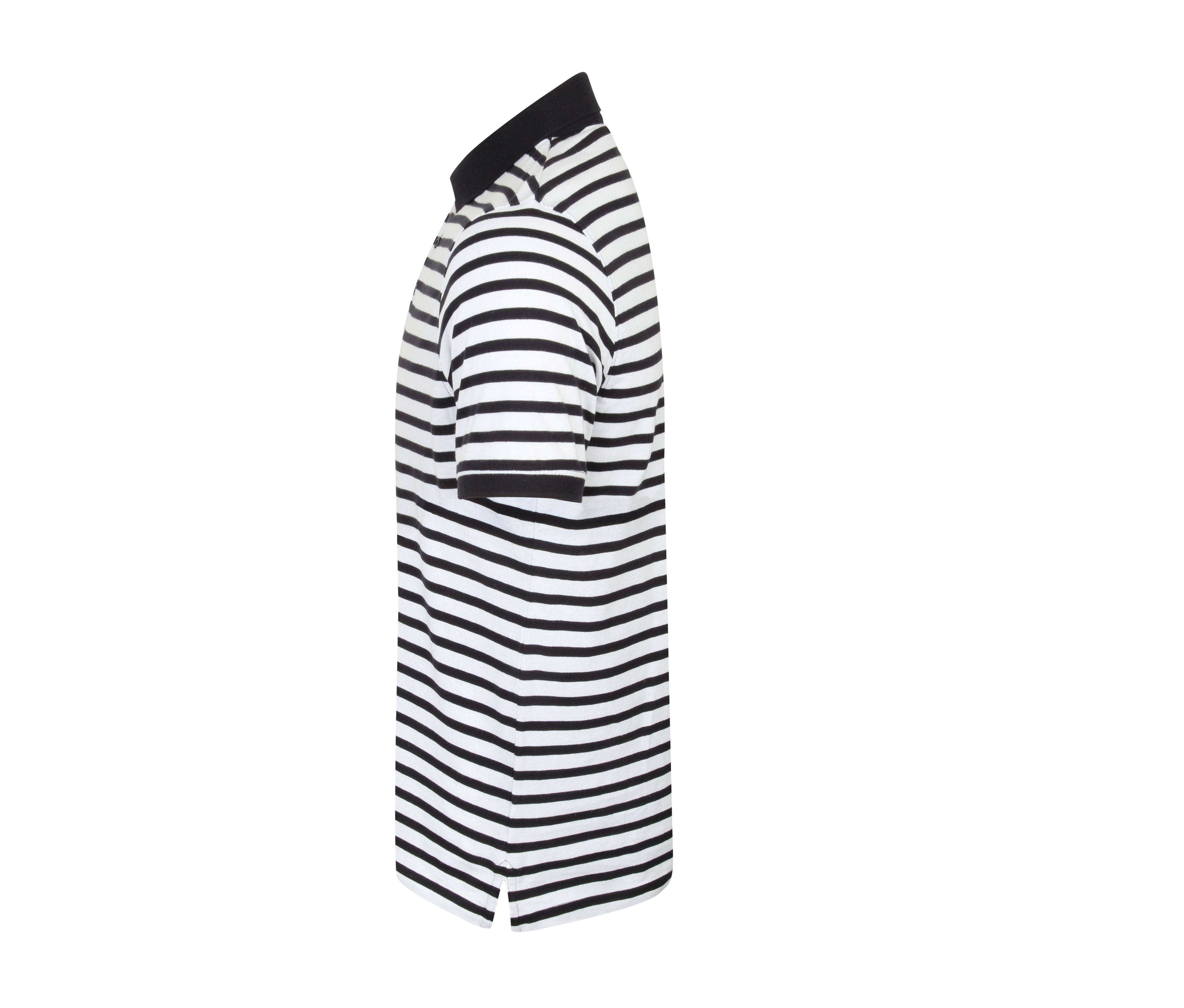 STRIPED JERSEY POLO SHIRT