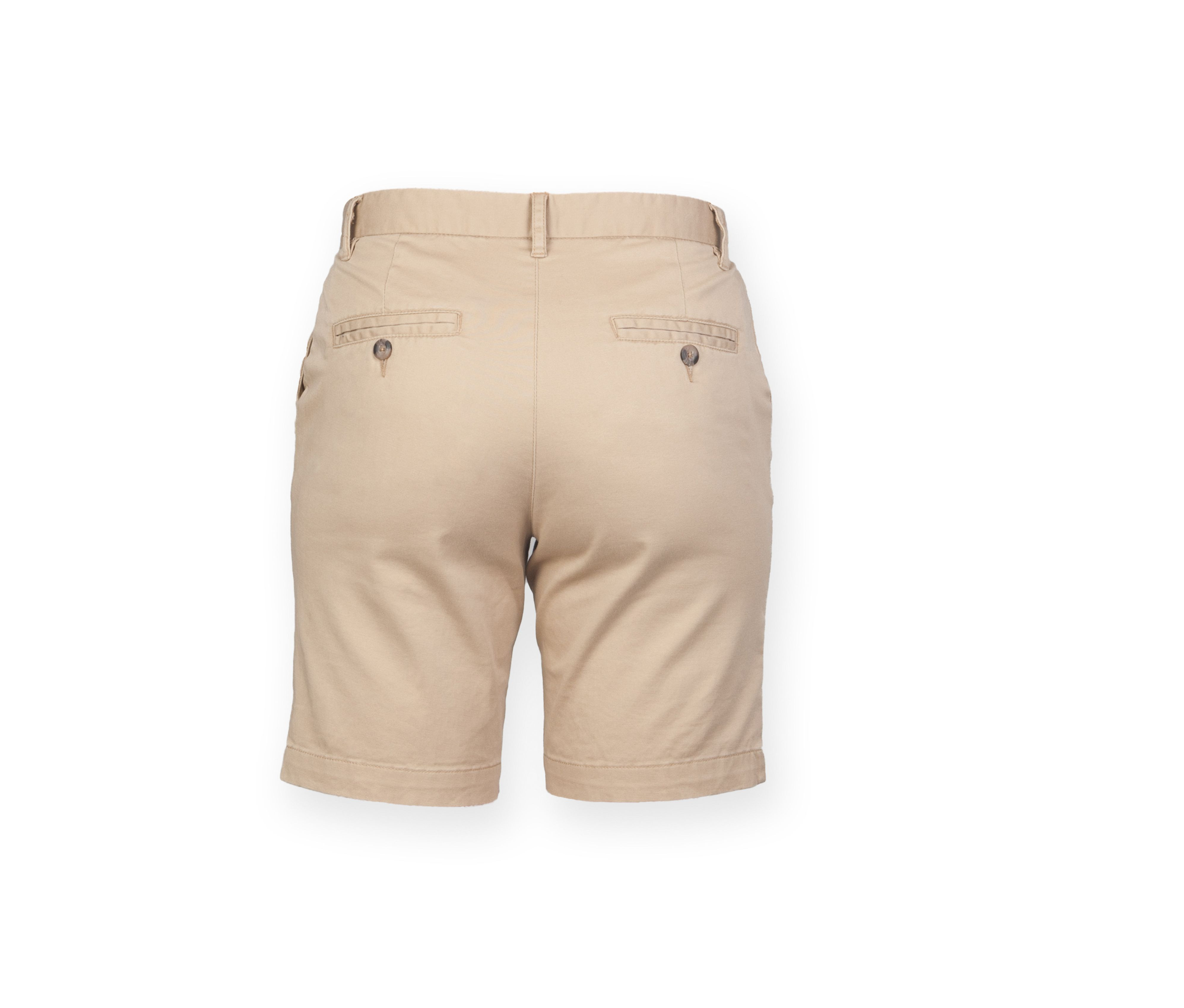 LADIES' STRETCH CHINO SHORTS