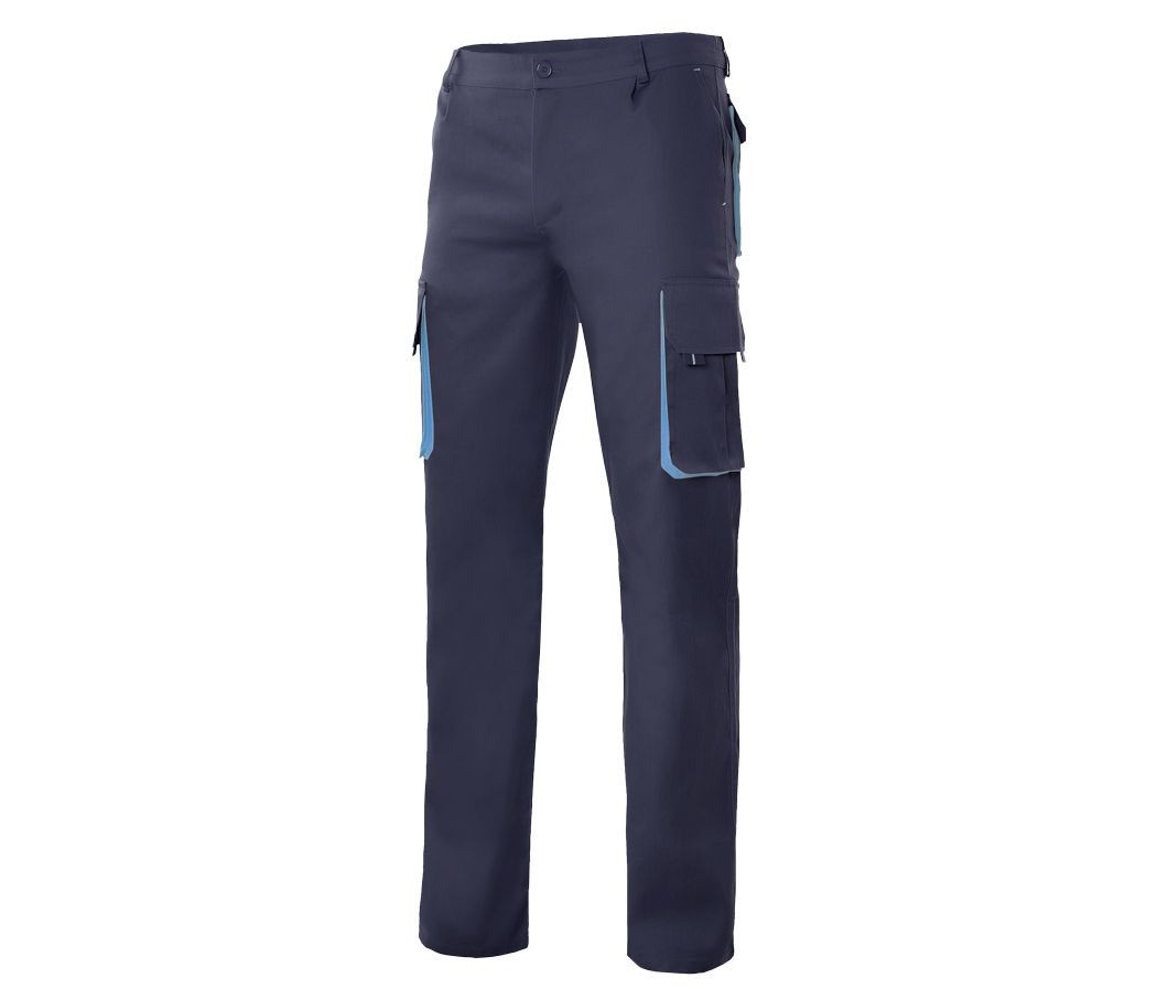 PANTALON MULTIPOCHES BICOLORE