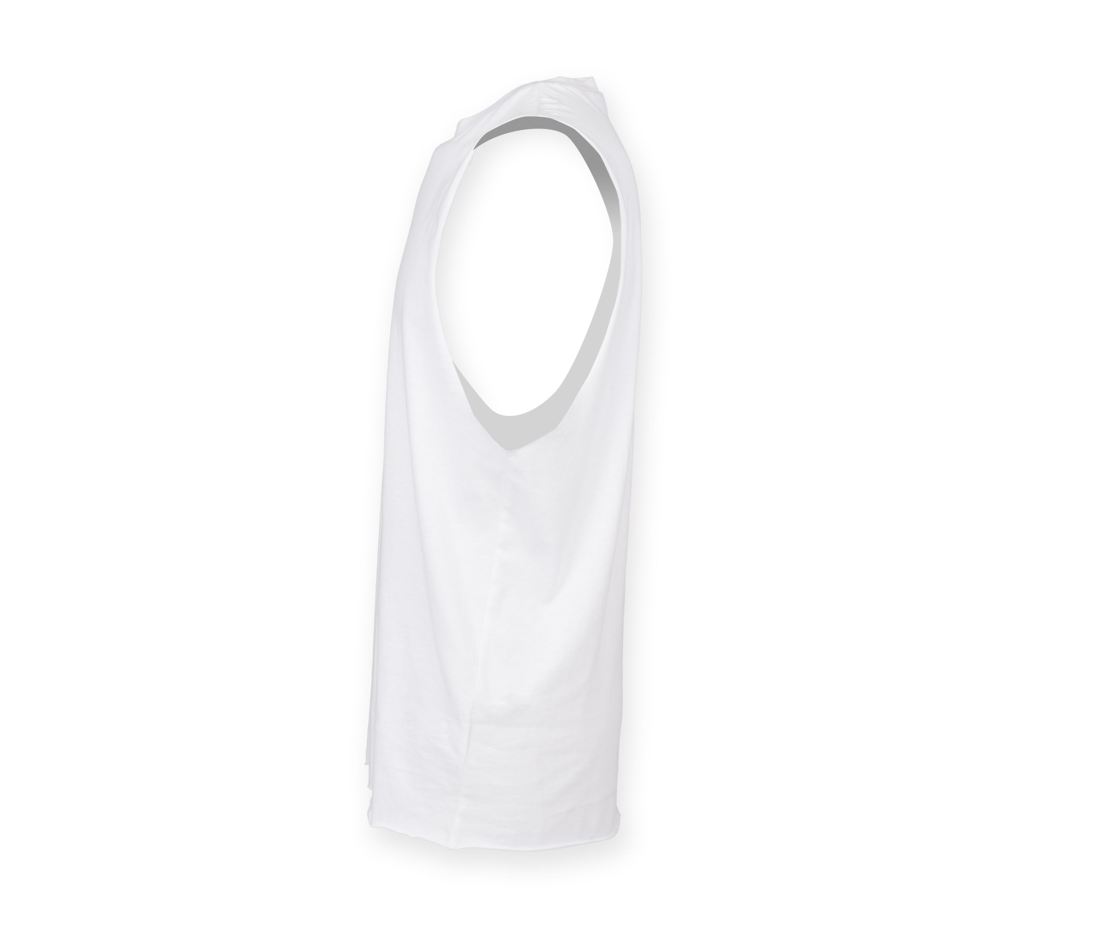 MEN’S HIGH NECK SLASH ARMHOLE VEST