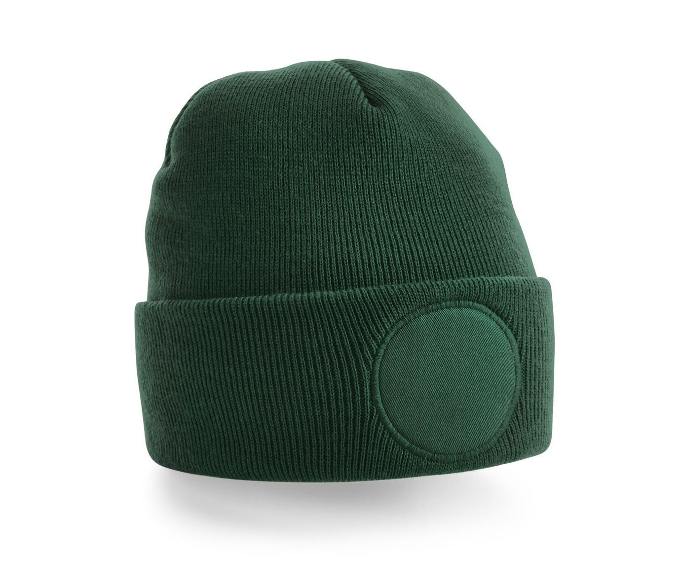CIRCULAR PATCH BEANIE