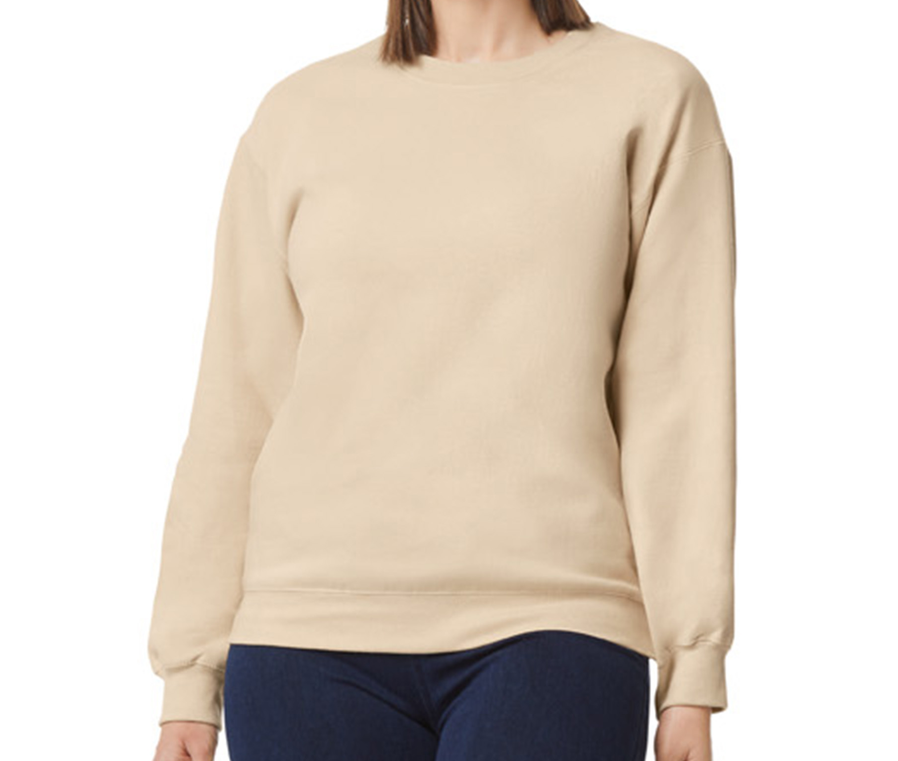 SOFTSTYLE MIDWEIGHT FLEECE ADULT CREWNECK