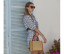 NATURAL STARCHED JUTE MINI GIFT BAG